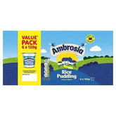 Ambrosia Ready To Eat Rice Pudding Pots 6 x 120g  Adomoo